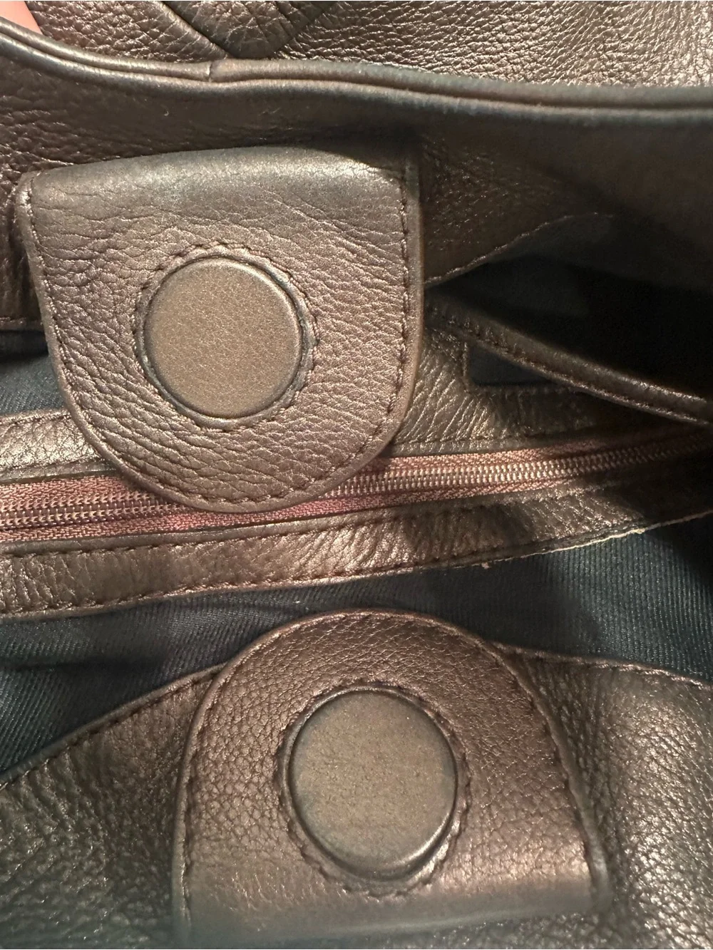 Bvlgari Chocolate Brown Leather Hobo Mombasa Silver Tone Handle Bag Bulgari Vtg